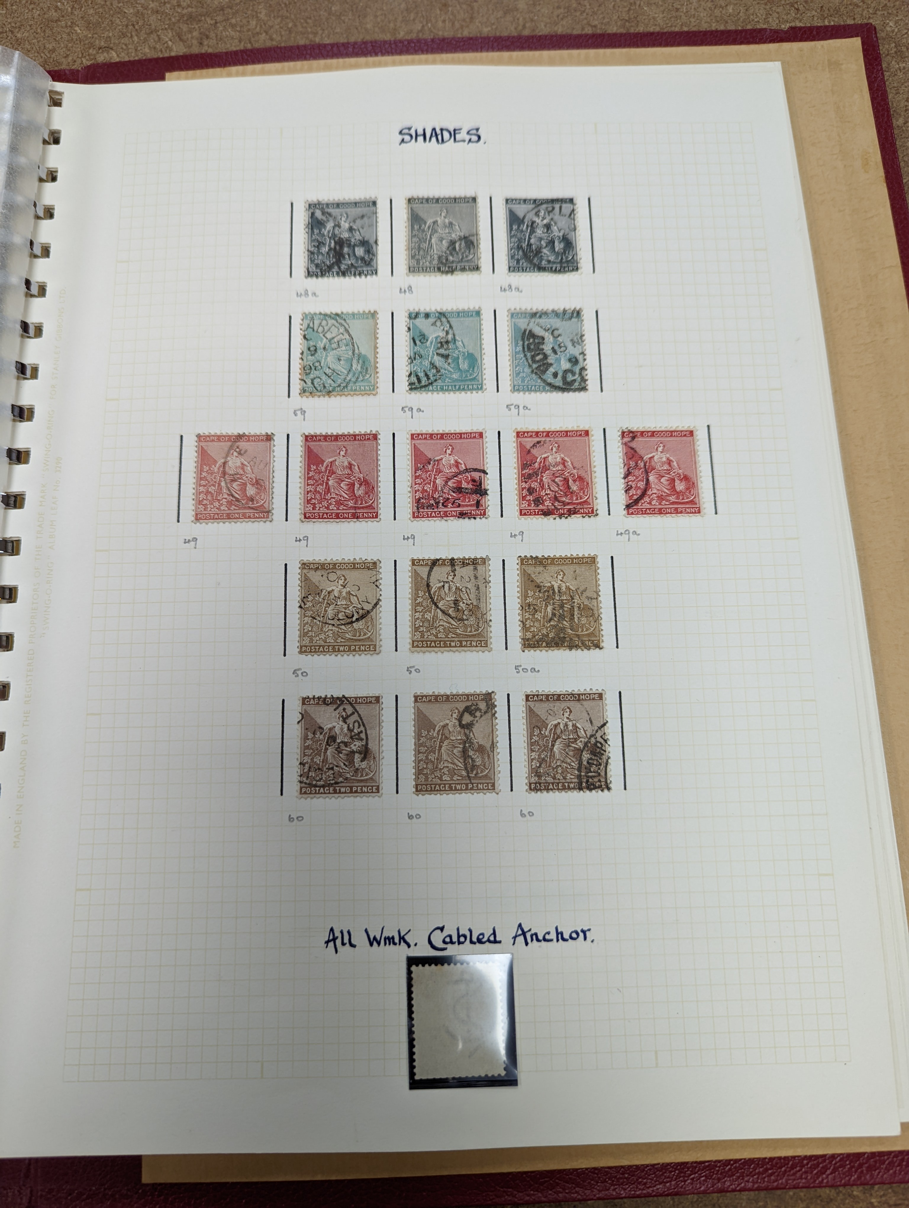 Cape of Good Hope - fine collection in 2 albums and stock book from 1853 1d used pair, 4d block of three used (and certificate), 1859 1sh dark green mint pair, 1861 1d woodblock used (sg 13a), 1863-64 1d, 4d and 6d mint